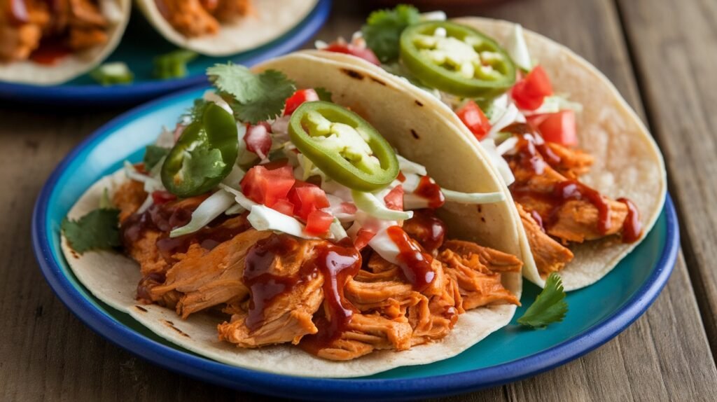 Sweet BBQ Chicken Tacos