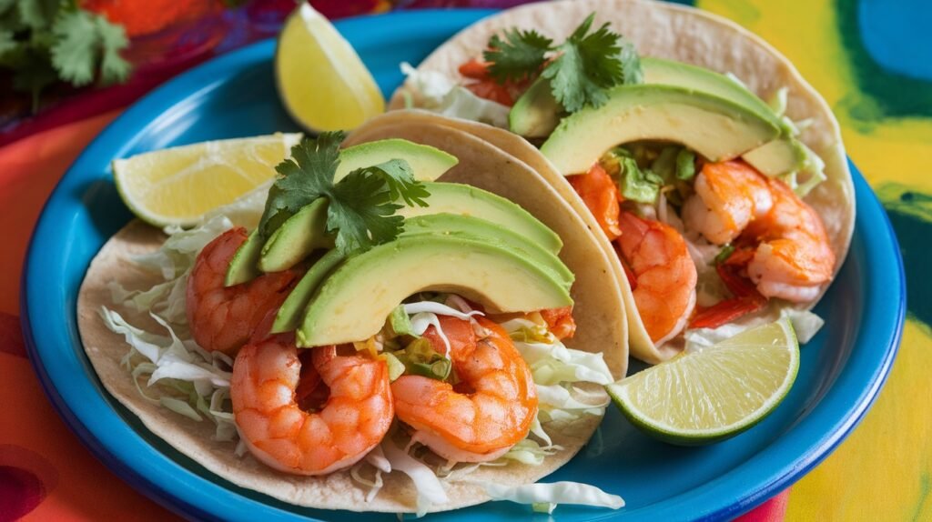 Sweet Chili Garlic Shrimp Tacos