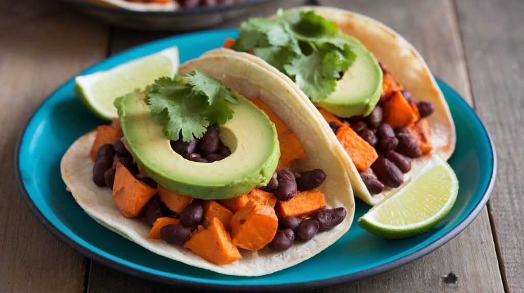 Sweet Potato Black Bean Tacos