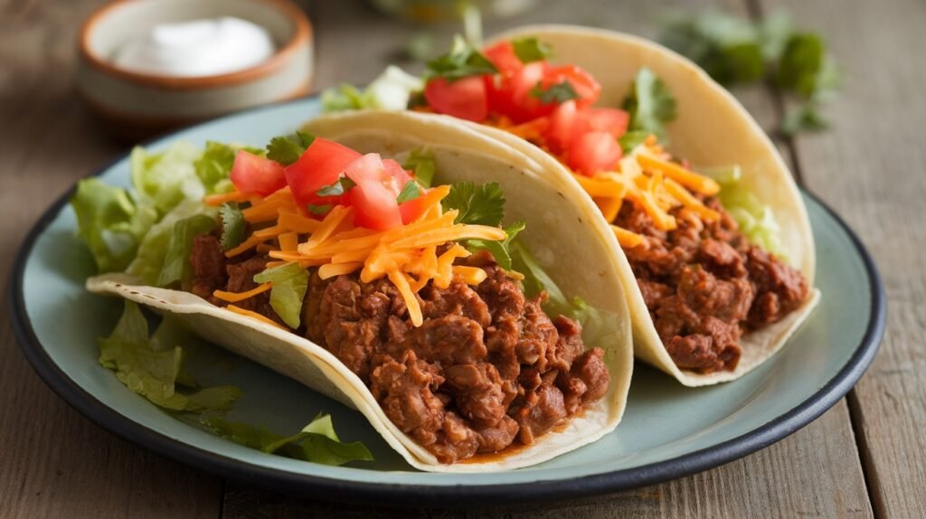 Tex-Mex Sloppy Tacos