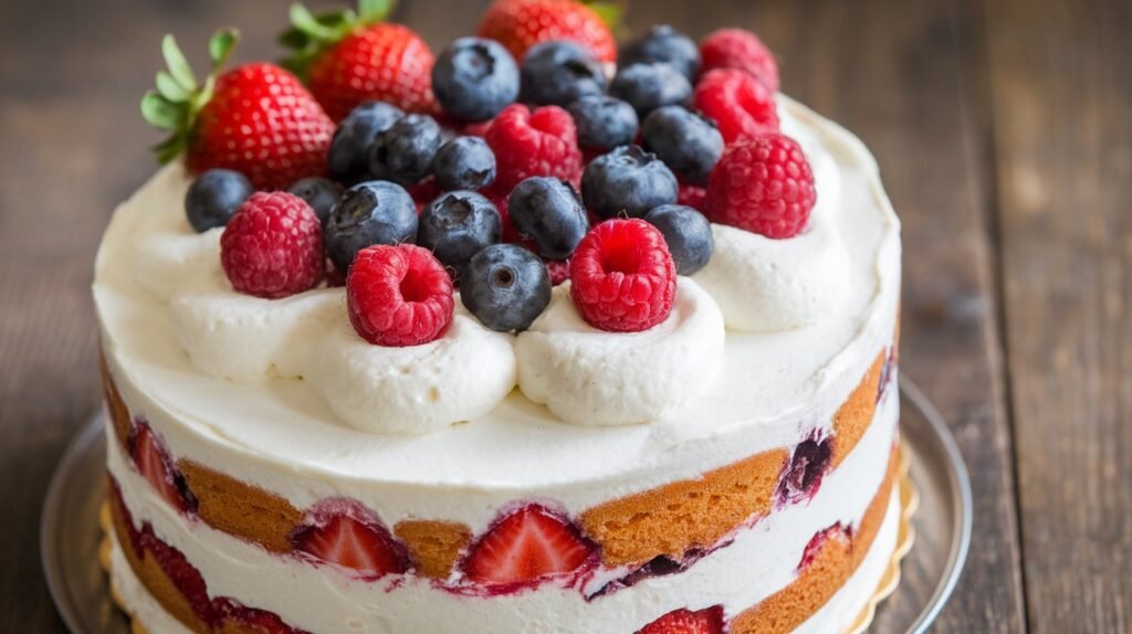 Triple Berry Cake