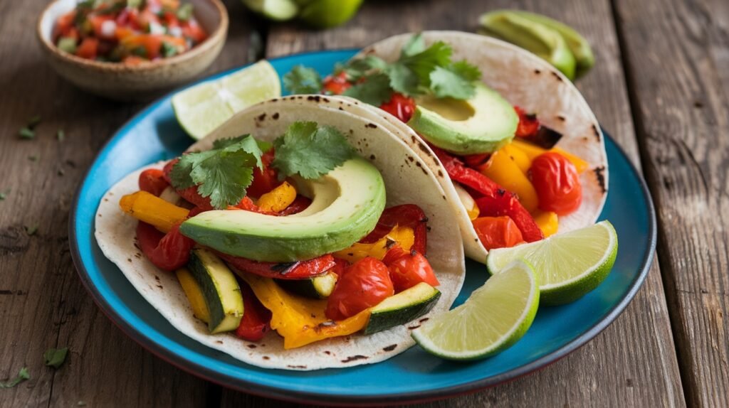 Balsamic Roasted Veggie Tacos