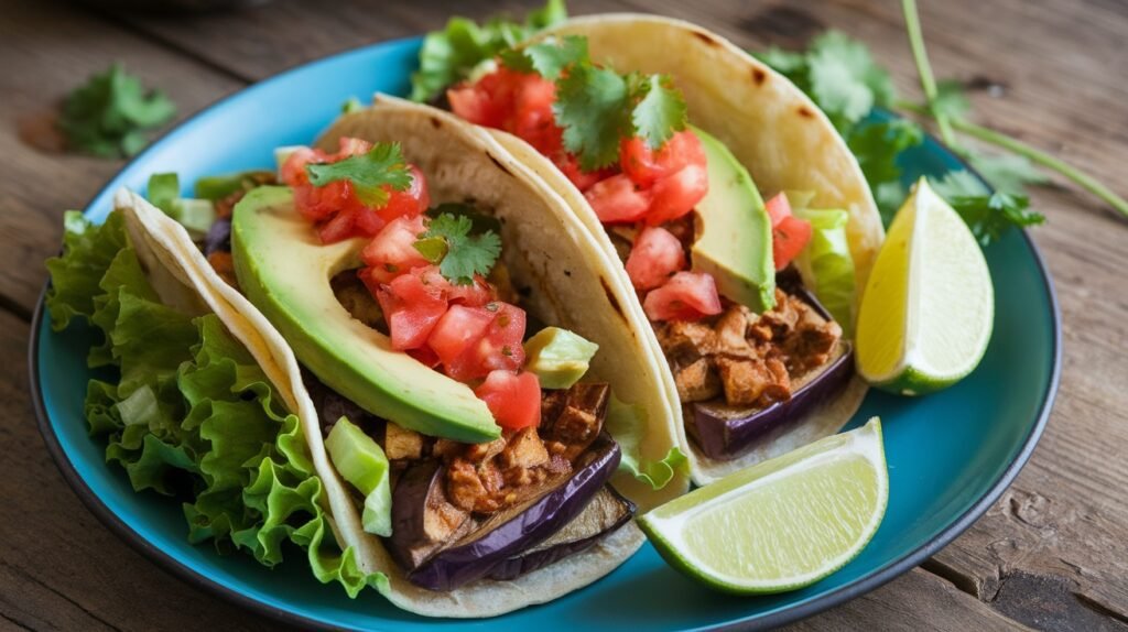 Cajun Eggplant Tacos
