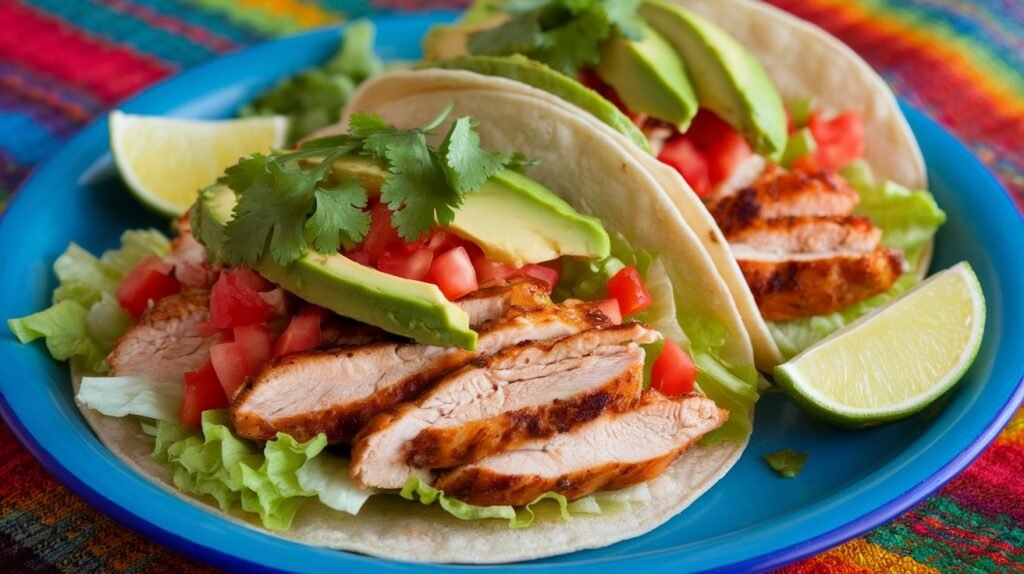 Sweet and Spicy Lemon Chicken Tacos
