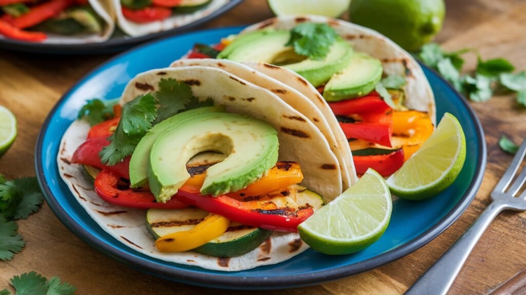Maple Chipotle Grilled Veggie Tacos