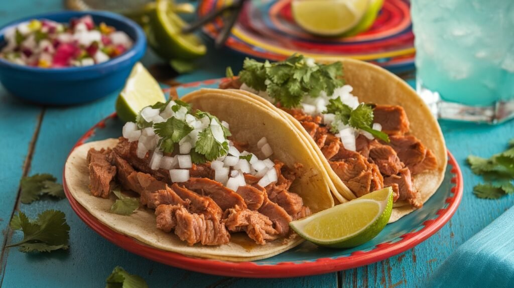 Spicy Guava Pork Tacos