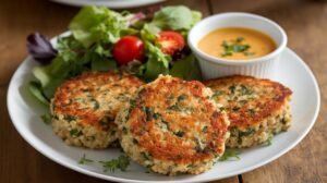 Chicken and Spinach Quinoa Patties