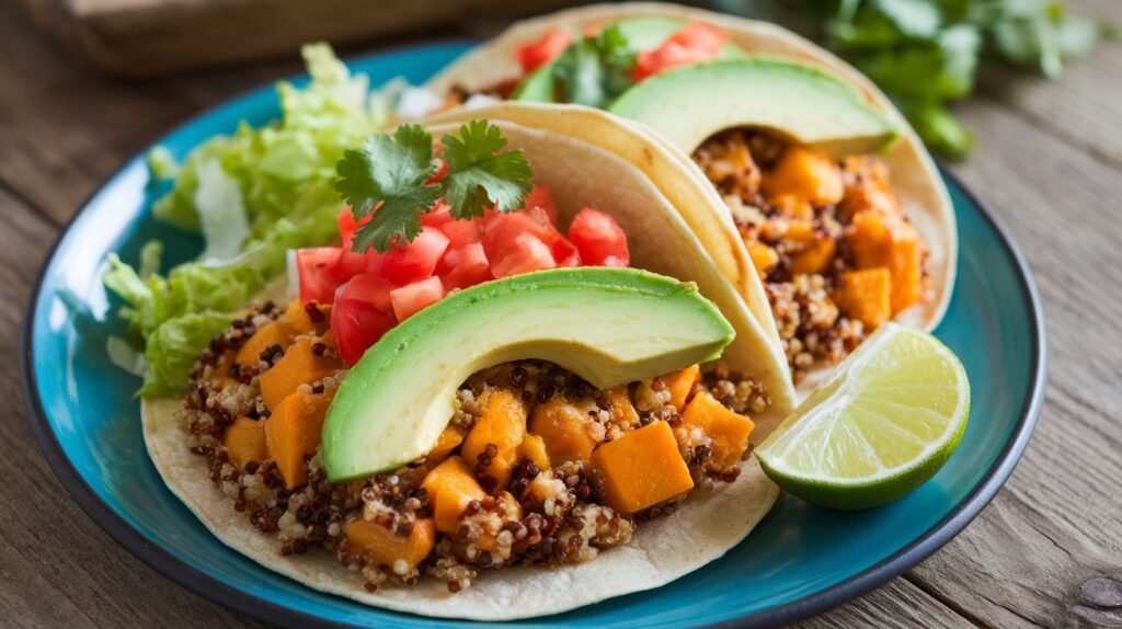 Butternut Squash and Quinoa Tacos