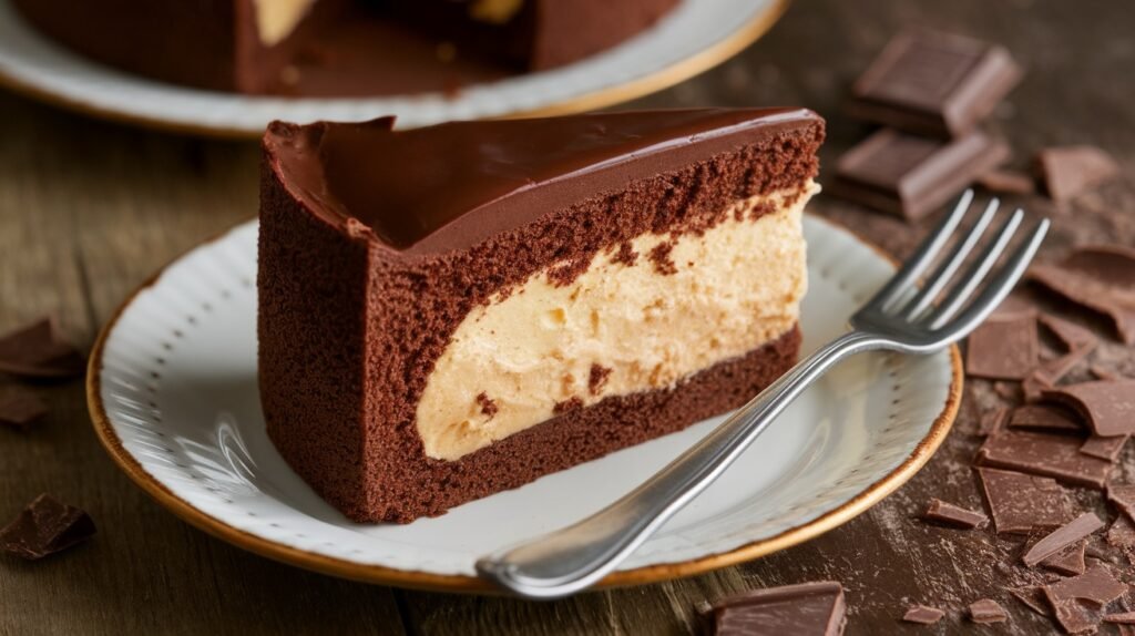 Cheesecake-Stuffed Cake