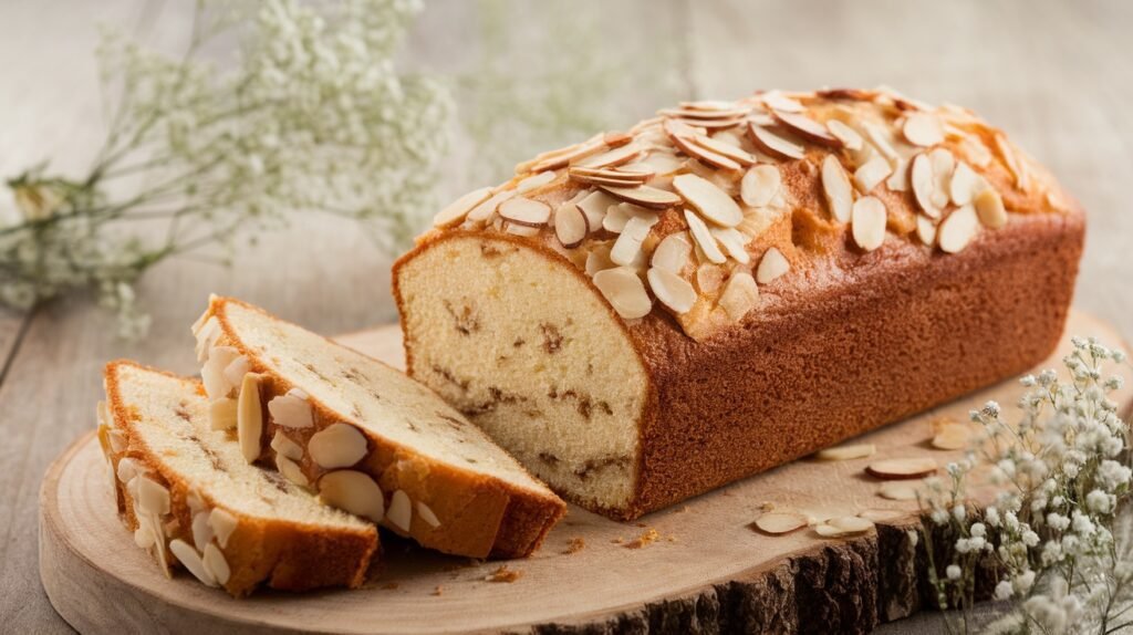 Almond Coconut Loaf Cake