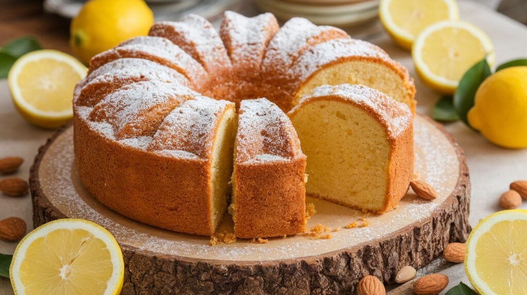 Almond Lemon Pound Cake