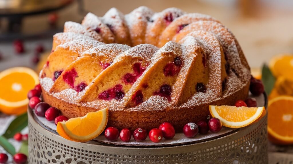 Cranberry Orange Bundt Cake