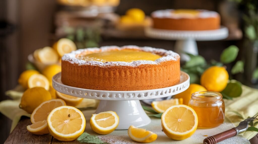 Lemon Honey Cake