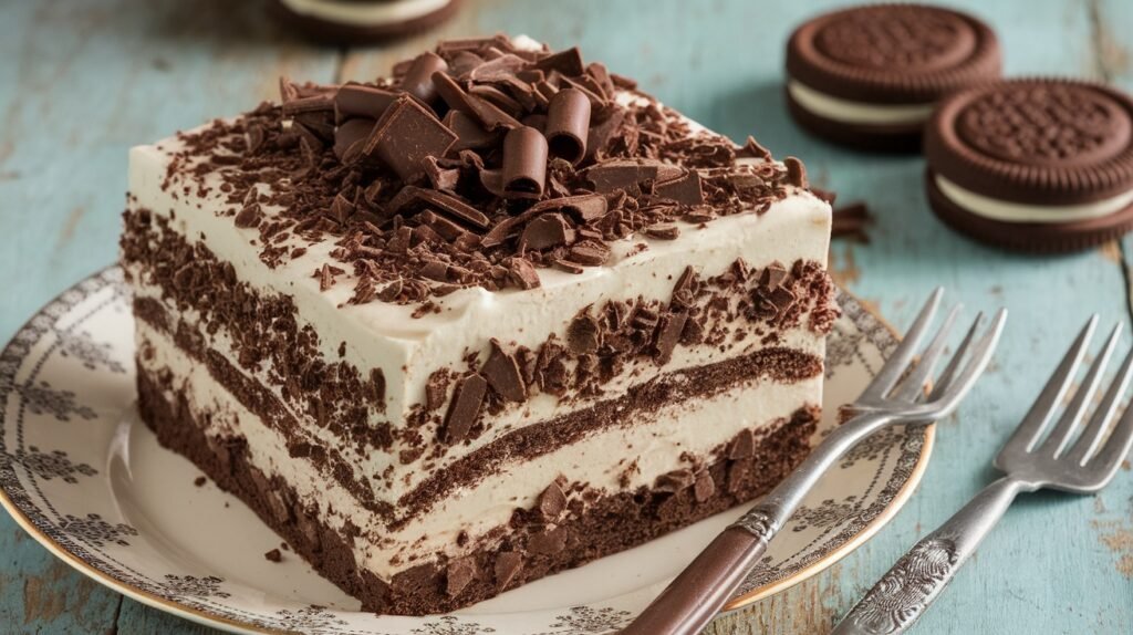 Cookies and Cream Icebox Cake
