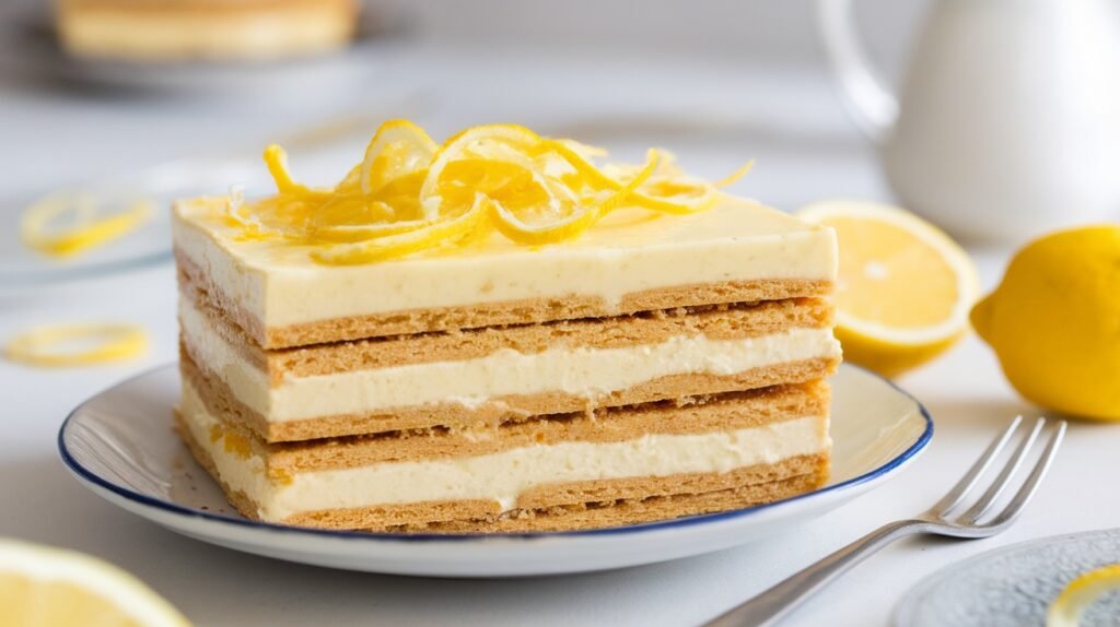 Lemon Drizzle Icebox Cake