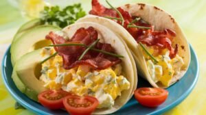 Bacon Egg Salad Tacos