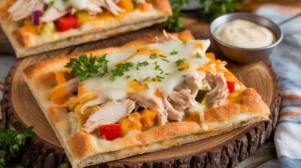Chicken Pot Pie Flatbread