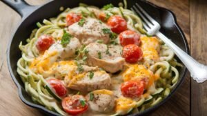 Chicken Ranch Zoodle Skillet