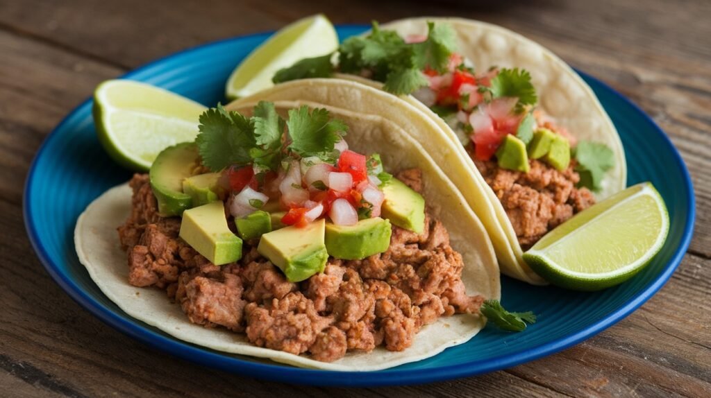 Cilantro Lime Turkey Tacos
