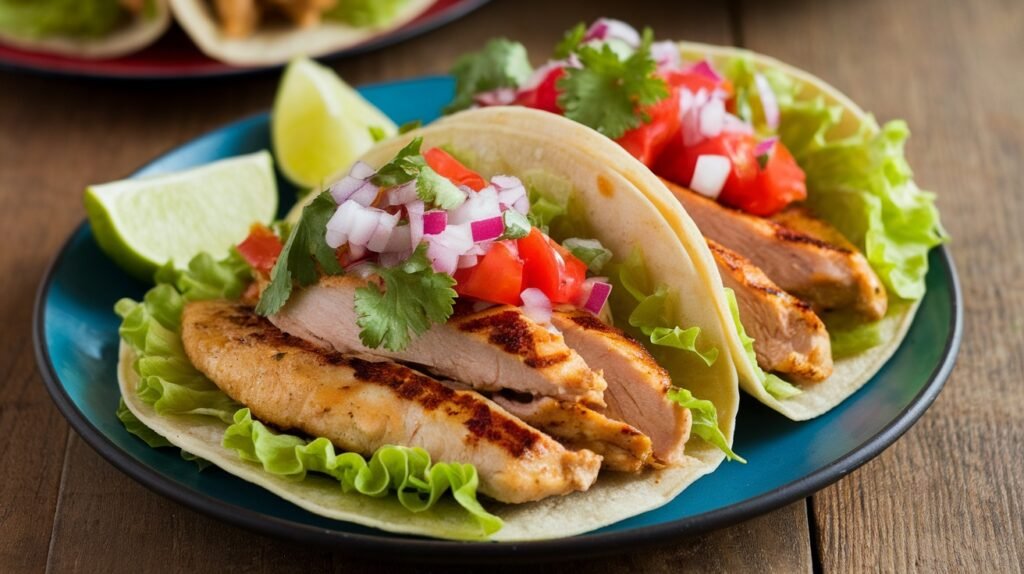 Smoky Lemon Chicken Tacos