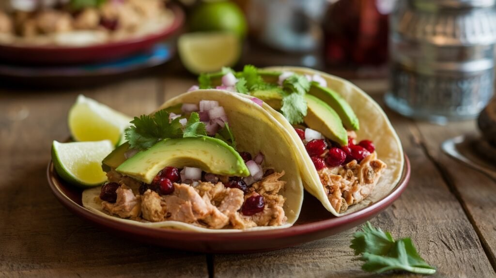 Cranberry Turkey Tacos
