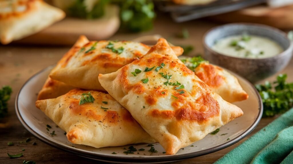 Chicken Caesar Pizza Pockets