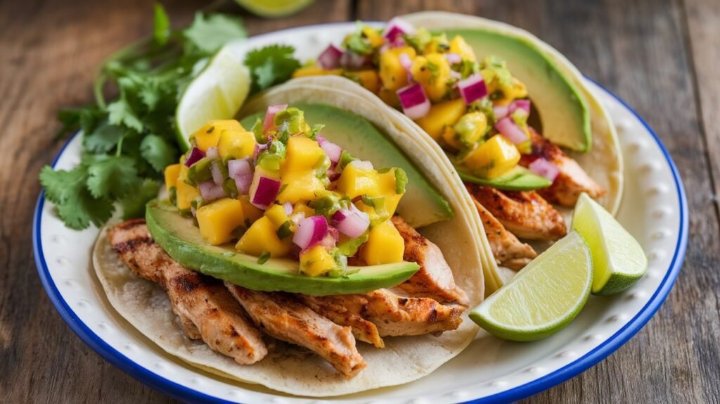 Mango Lime Salsa Tacos