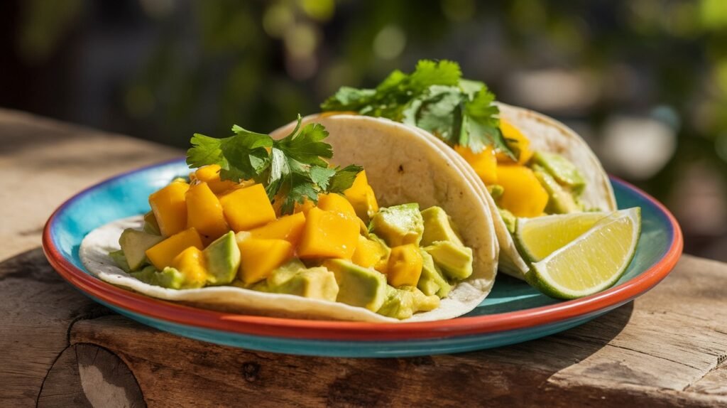 Sweet Mango and Avocado Tacos