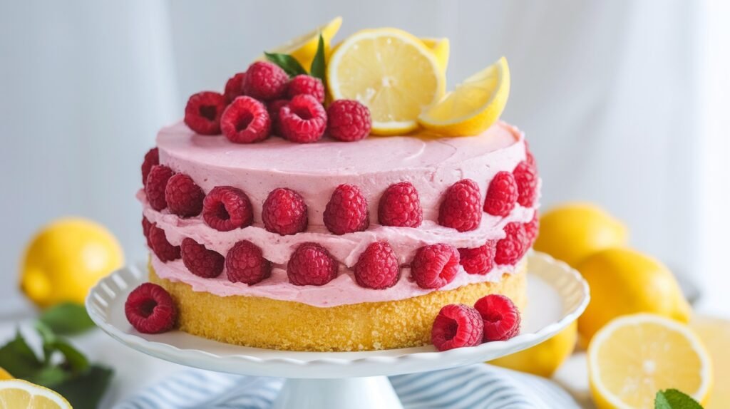 Raspberry Lemonade Cake