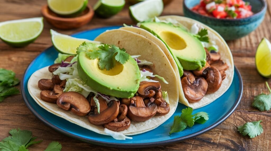 Brown Butter Mushroom Tacos