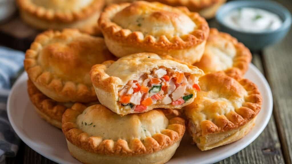 Chicken Ranch Veggie Mini Pies