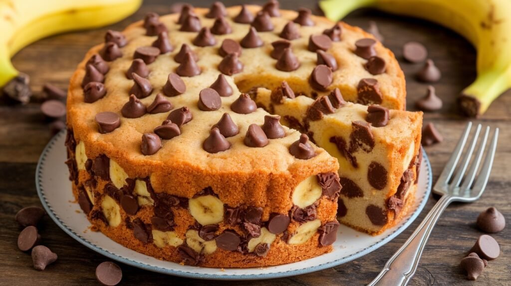 Banana Chocolate Chip Cake