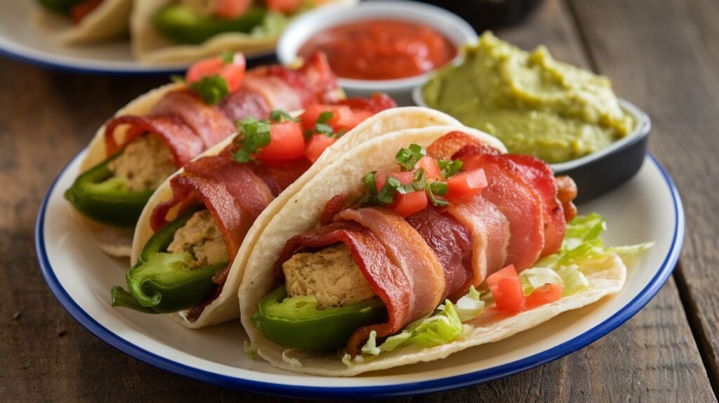Bacon-Wrapped Jalapeño Tacos