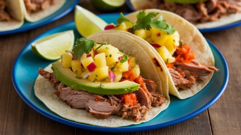 Pineapple Habanero Pork Tacos