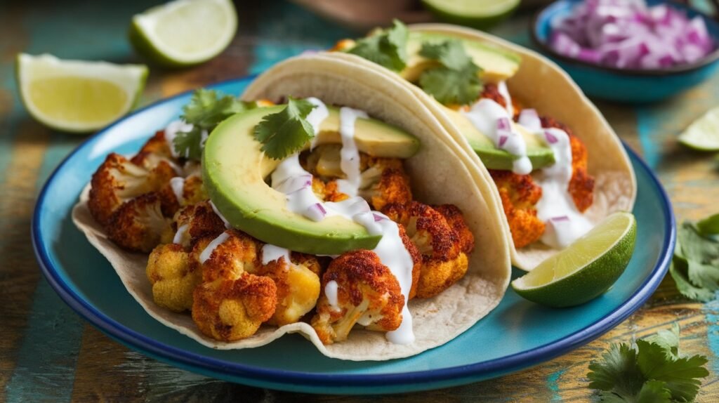 Tandoori Cauliflower Tacos