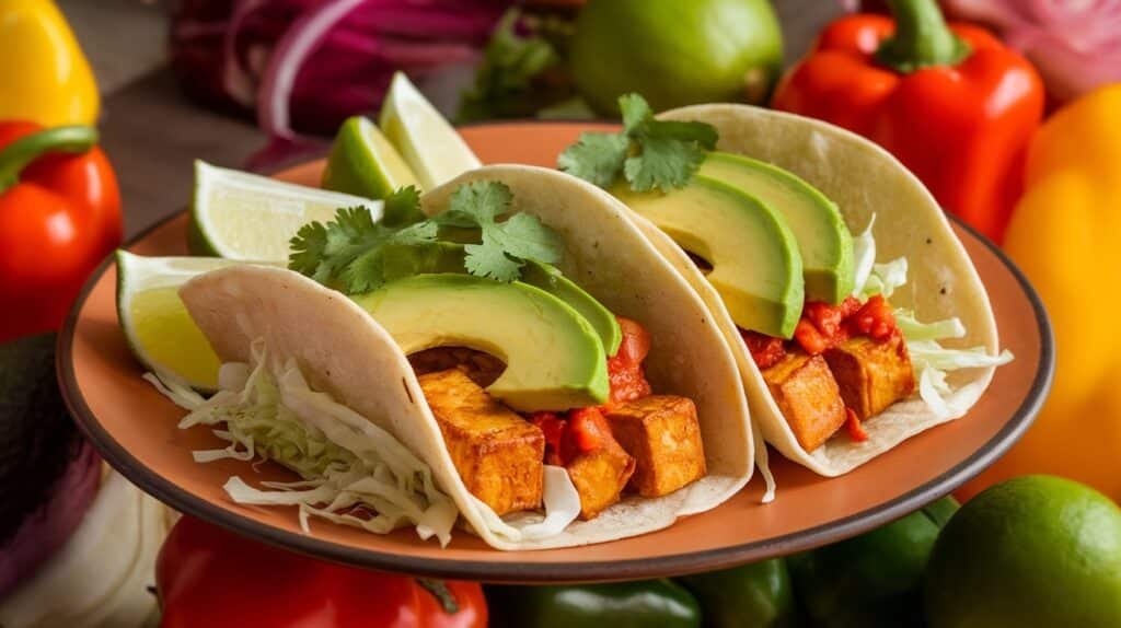 Sriracha Lime Tofu Tacos