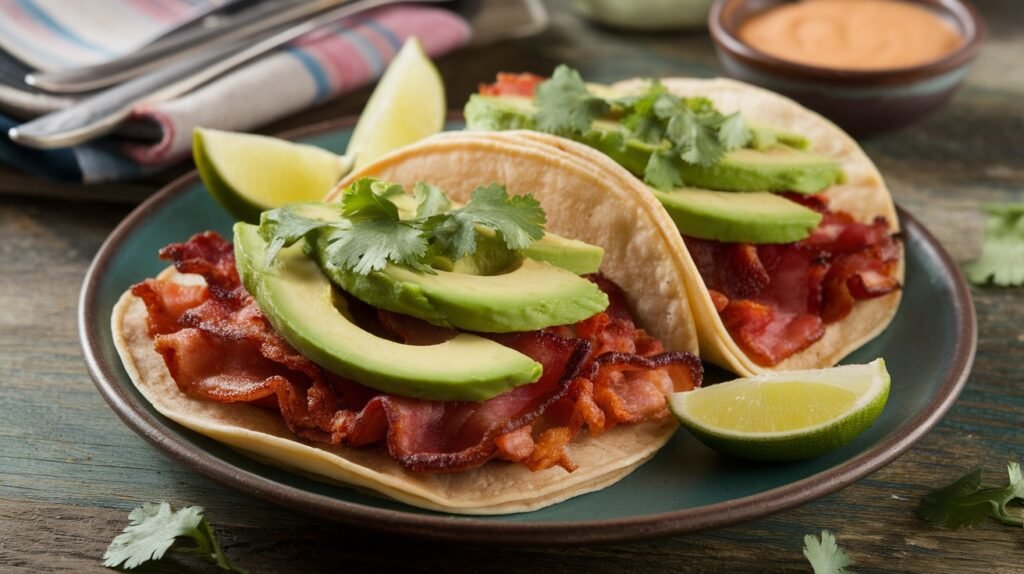 Maple Brown Sugar Bacon Tacos
