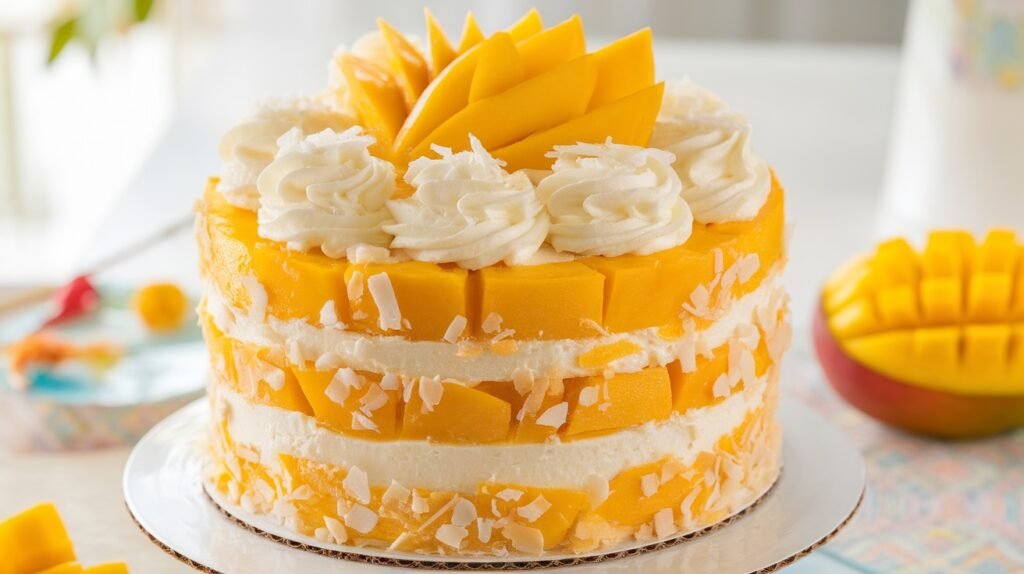 Mango Coconut Cake