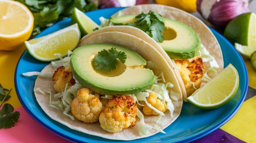 Lemon Zest Cauliflower Tacos