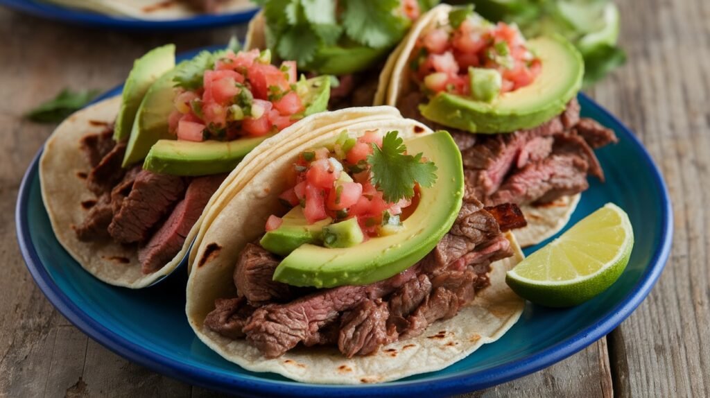 Chili Lime Grilled Beef Tacos