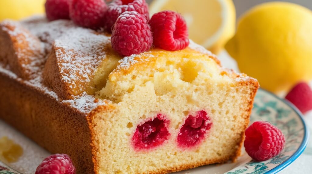 Raspberry Lemon Loaf Cake