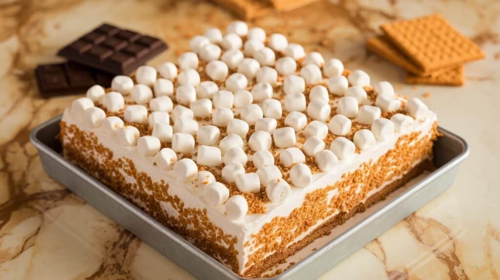S'mores Sheet Cake
