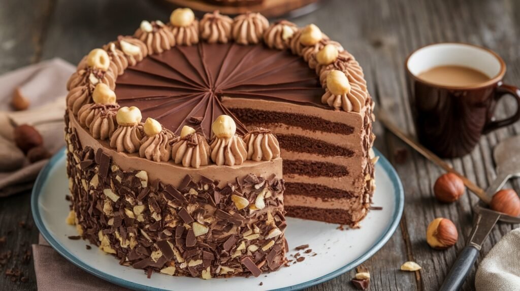 Hazelnut Mocha Cake
