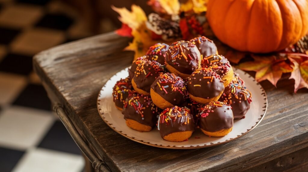 Pumpkin Cookie Dough Balls
