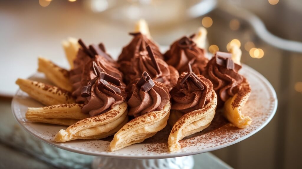 Chocolate Cream Horns