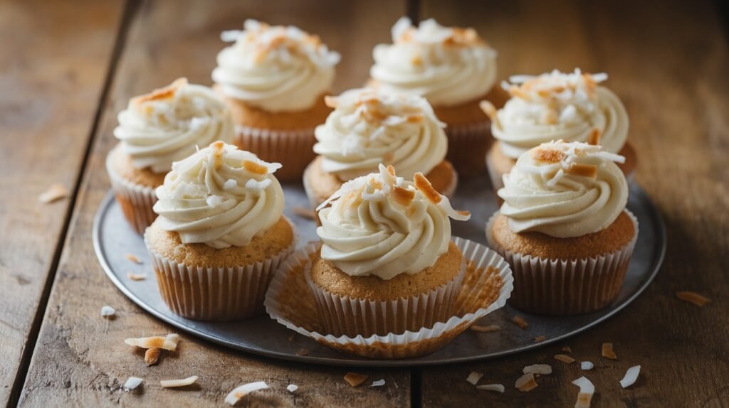 Toasted Coconut Cupcakes
