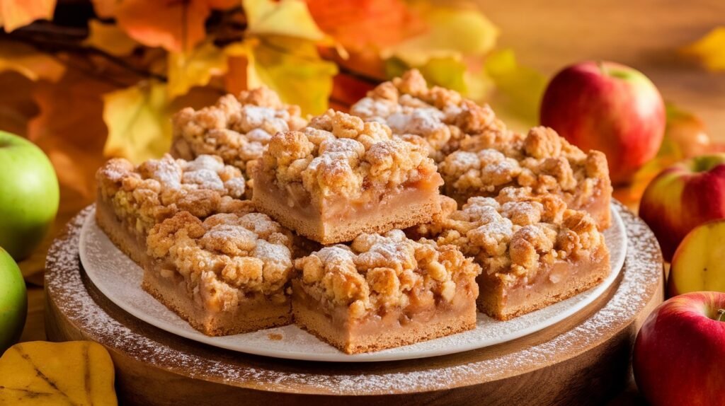 Apple Cider Crumb Bars