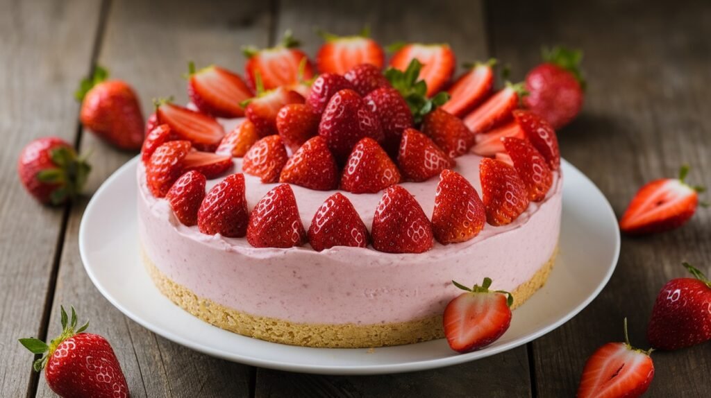 Strawberry Icebox Pie