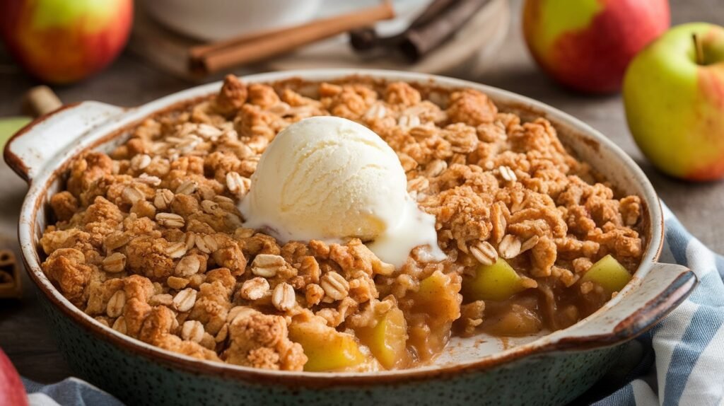 Cinnamon Apple Crumble