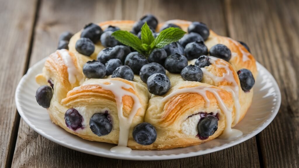 Blueberry Cream Cheese Danish